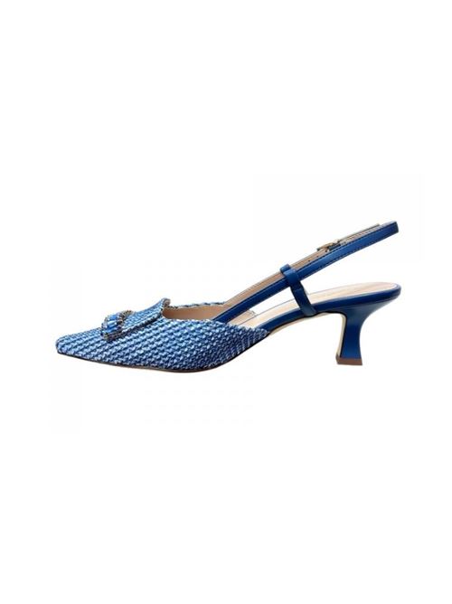 Slingback pelle e tessuto denise Tosca Blu TOSCA BLU | SS2432S263-C8G